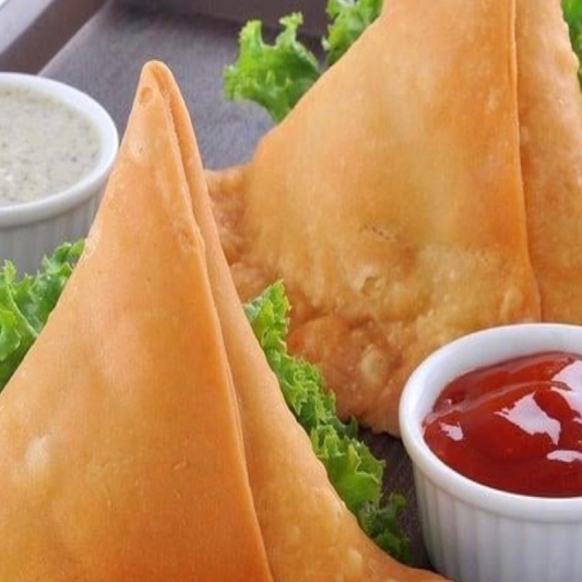 2. Vegetable Samosa (Vegan)