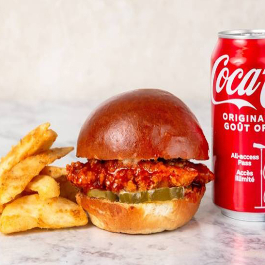 Hot Buffalo Chicken Sandwich Combo