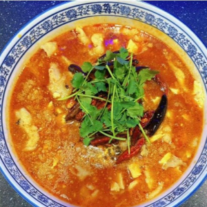 Fish and Soft Tofu in Spicy Gravy 四川豆花鱼