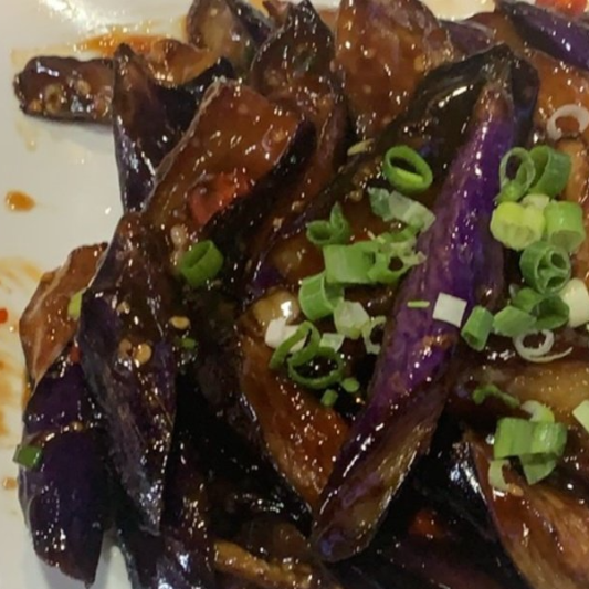 Eggplant in Hot Garlic Sauce 鱼香茄子