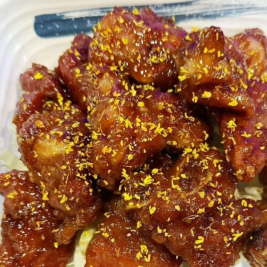 Sweet and Sour Spare Ribs with Golden Osmanthus 金桂花糖醋排骨