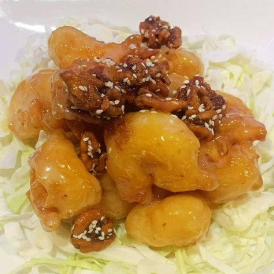 Honey Walnut Prawns 核桃虾