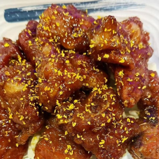 Sweet and Sour Spare Ribs with Golden Osmanthus 金桂花糖醋排骨