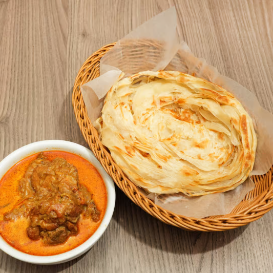 Parotta & Chicken Curry