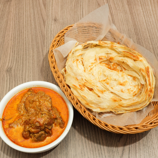Porotta & Chicken Curry