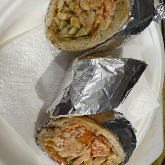 Butter Chicken Wrap