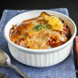 R10. Baked Pork Chop over Rice