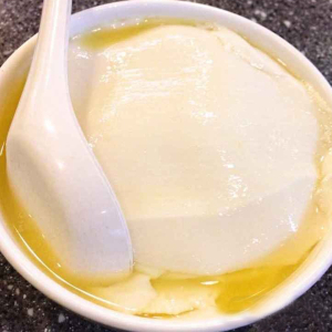 W2. Tofu Pudding with Ginger Syrup