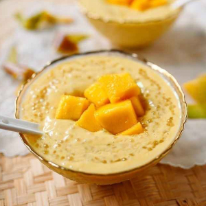 G3. Coconut Milk Sago Soup with Mango