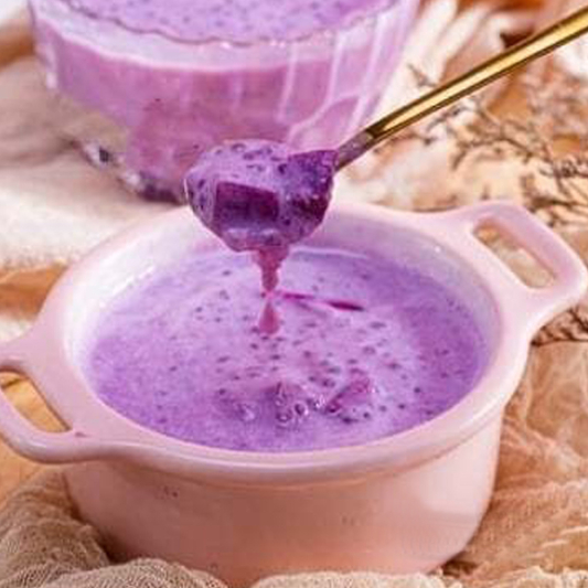 F16. Purple Rice Smoothie with Coconut Milk & Sago