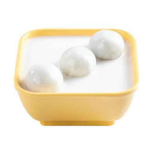 J7. Almond Soup with Sesame Rice Balls