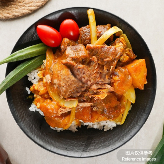 L8. Curry Beef Brisket Lo Mein