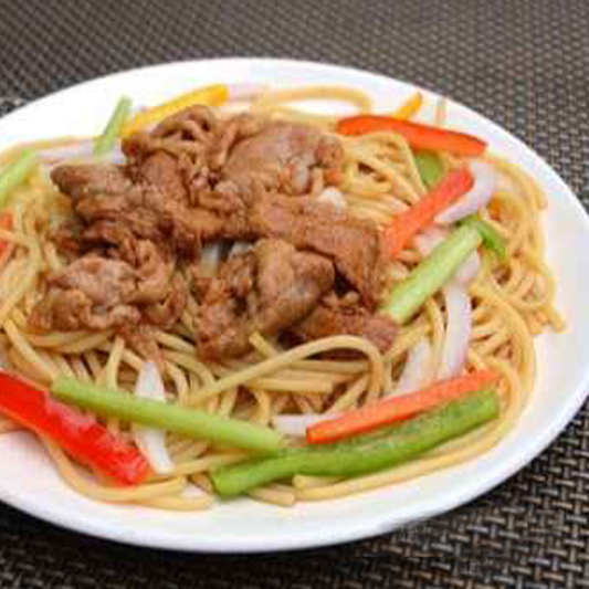 L7. Szechuan Lamb Lo Mein