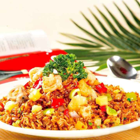 Prawn with XO Sauce Rice Stone Pot