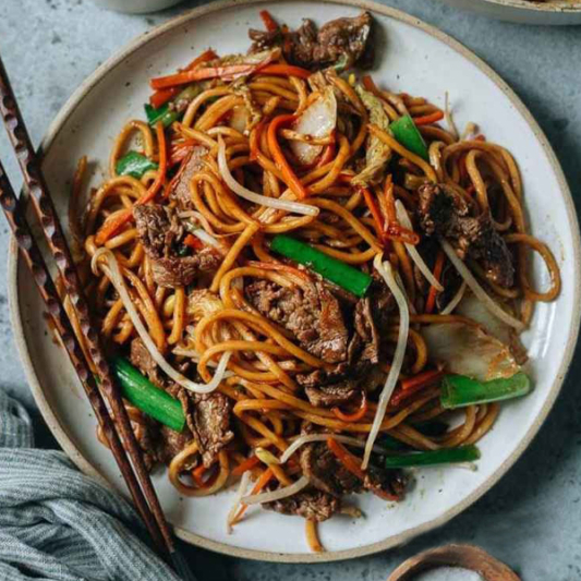 L1. Lo Mein with Oyster Sauce
