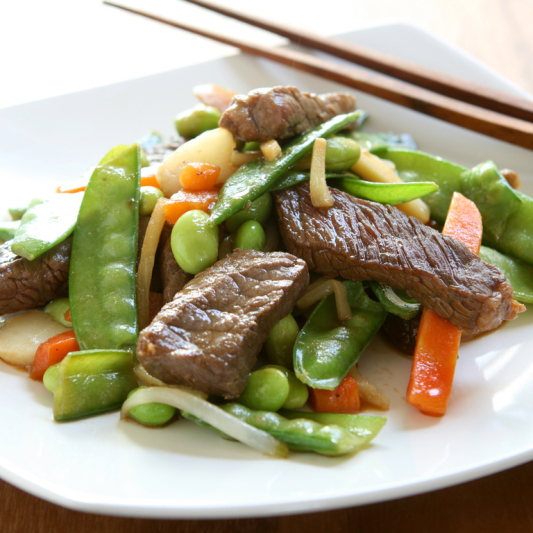 Beef with Snow Peas