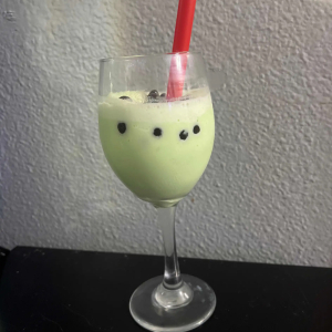 Honeydew Bubble Tea 