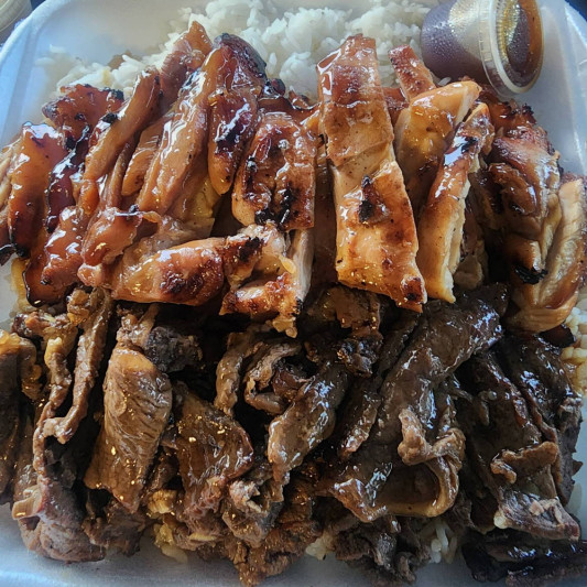 Chicken & Beef Teriyaki Combo