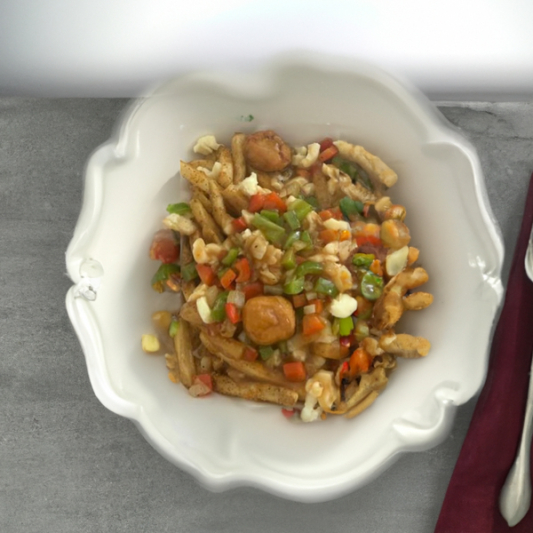 Non-Vegetarian Thai Poutine