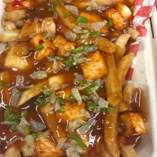 Vegetarian Thai Poutine