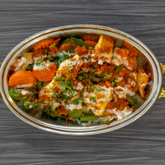 Hearty Vegetable & Fish Curry