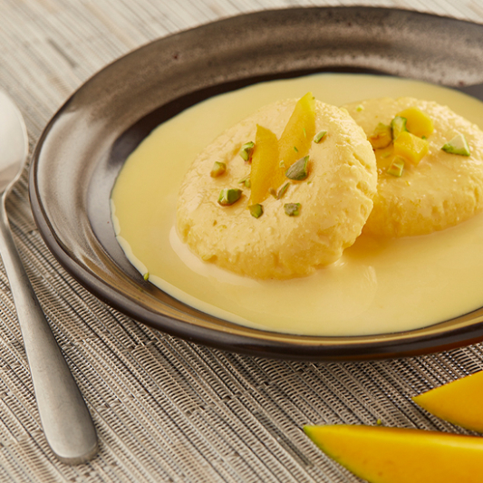 Mango Milk Cake (Rasmali)