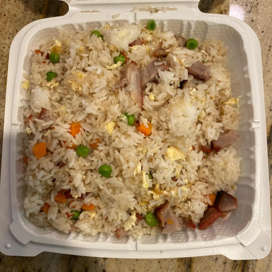 BBQ Pork Fried Rice 叉烧炒饭