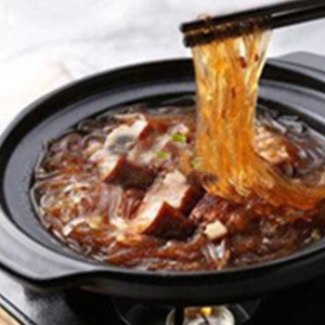 Braised Pork Belly with Vermicelli 红烧肉炖粉条