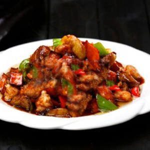 Grilled Eggplant with Meat Slices Lunch Special 肉段焼茄子盒坂