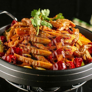 Pork Intestine with Chili Pot 千锅肥肠