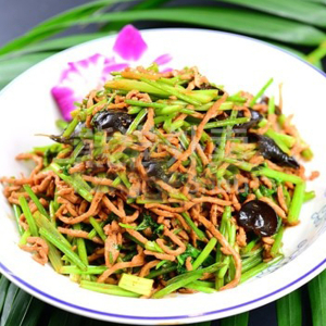 Shredded Pork with Coriander Lunch Special 香菜肉丝盒饭