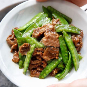 Snow Peas Beef Lunch Special 雪豆牛肉盒饭