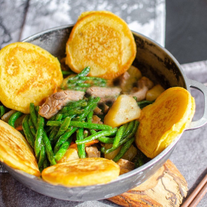 Stewed Pork Ribs with Mixed Vegetables 东北一锅
