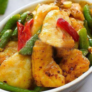 Fish Fillet with String Beans (Dinner) 鱼片四季豆(晚餐)