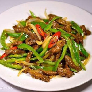 Green Pepper Beef (Dinner Menu) 青椒牛肉(晚餐)