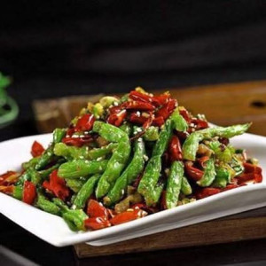 Saut&eacute;ed String Beans (Dinner Menu) 干煸四季豆(晚餐)