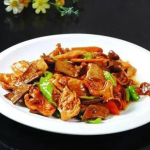 Stir-Fried Three Intestines 溜三样