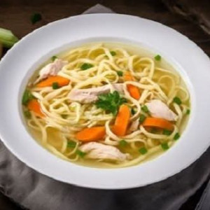 Chicken and Vegetable Noodle Soup 鸡汤面