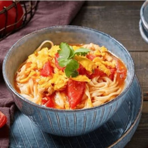 Stewed Noodles with Tomatoes 西红柿打卤面
