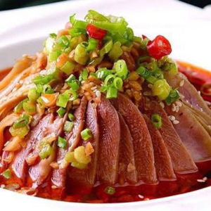 Sliced Beef Tendon & Tripe with Hot & Spicy Sauce 紅油蹄筋