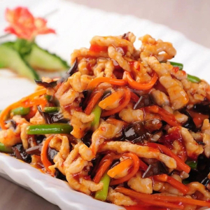 Chicken with Garlic Sauce (Dinner) 鱼香鸡(晚餐)