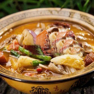 Northeast Style Stewed Pork Belly with Mixed Vegetables 东北乱花