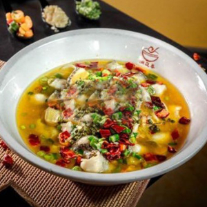 Boiled Fish with Green Pepper 青花椒水煮鱼