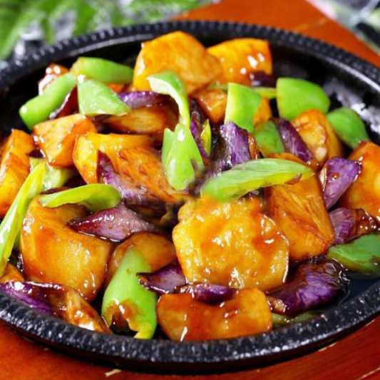 Three Fresh Vegetables Lunch Special 地三鲜盒饭