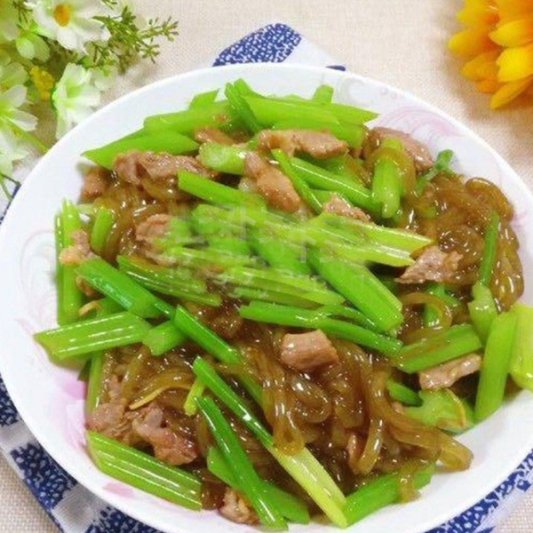 Stir-Fried Celery & Vermicelli 西芹炒粉