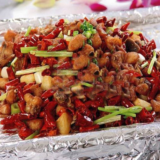 Stir-Fried Diced Chicken with Red Chili 干煸辣子鸡