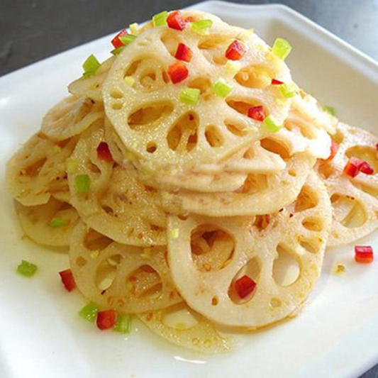 Stir-Fried Sour Lotus Root 醋溜藕片