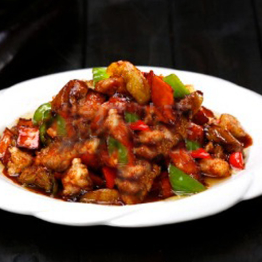 Grilled Eggplant with Meat Slices Lunch Special 肉段焼茄子盒坂