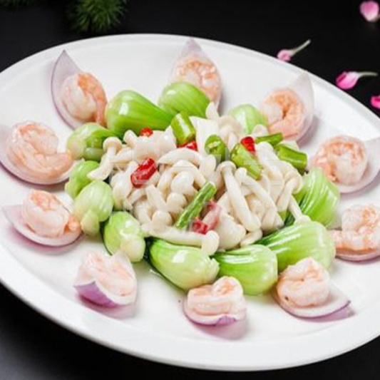 Crab Mushrooms & Shrimp 蟹味菇虾仁