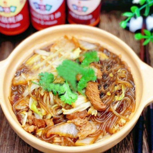 Braised Pork with Cabbage & Vermicelli 五花肉炖白菜粉丝 